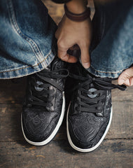 Wealthy Silk Koi Carp Retro Versatile Sports Men's Casual Shoes