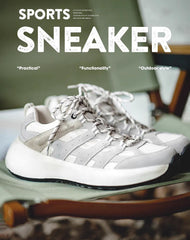 Jogging Mesh Breathable Thick-Soled Men's Sports Shoes