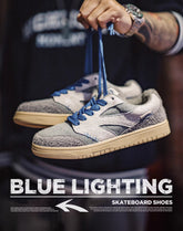 American Cracked Sneakers Versatile Sports Men's Casual Shoes