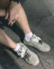 German Retro Genuine Leather Sports Forrest Gump Men's Casual Shoes