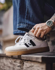 German Army Lightning Embroidered Sports Men's Casual Shoes