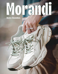 Jogging Morandi Green Breathable All-Match Men's Sports Shoes