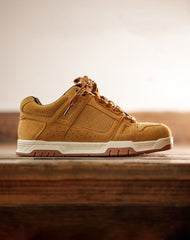 Retro Wheat Color Thick-Soled Skateboard Unisex Casual Shoes