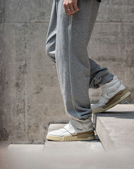 Velcro High-Top Sports All-Match White Thick-Soled Men's Casual Shoes