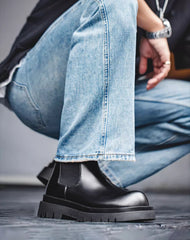 Retro Chelsea British Martin Derby Chimney Short Men's Boot