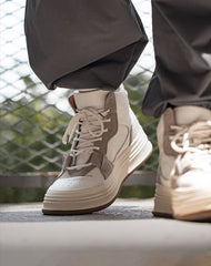 Retro Sports Thick-Soled High-Top All-Match Men's Casual Shoes