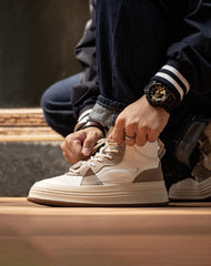 Retro Sports Thick-Soled High-Top All-Match Men's Casual Shoes