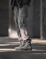 Desert Leather British High-Top Tactical Wolf Outdoor Men's Boot