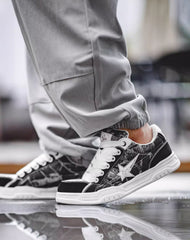 Meteorite Star Bread Versatile Skate Thick Sole Unisex Casual Shoes