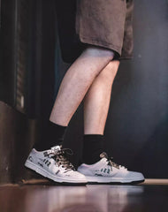 Racing Design Graffiti All-Match Sports Men's Casual Shoes