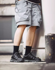 Jogging Black Warrior Thick-Soled Functional Men's Sports Shoes