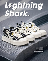 Electric Shark Big Head Breathable Cute Men's Casual Shoes