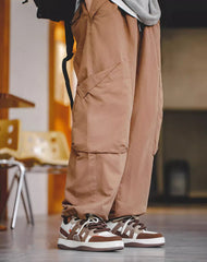 Retro Orange Latte National Skateboard Sports Men's Casual Shoes