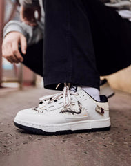 Retro Dragon Shadow Design Sports And Leisure Men's Casual Shoes