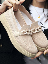 Breathable Knitting Slip On Loafers