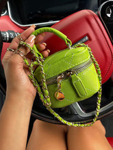 Rhombus Leather Mini Bag