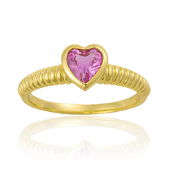 Sophia Spiral Ruby Ring