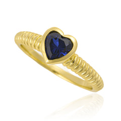 Sophia Spiral Ruby Ring