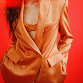 V Neck Long Sleeve Button Bodycon Set