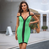 Strappy Sleeveless Mini Zipper Bandage Dress