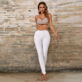 Strappy Sleeveless Diamente Embellished Bandage Set