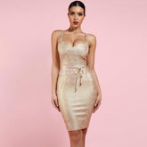 Strappy Sleeveless Lace Up Mini Bandage Dress