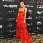 Strappy Sleeveless Mesh Maxi Prom Dress