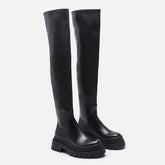 British Style Over-the-knee Thick-soled Boots