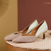 Charlie Patchwork Dorsey Kitten Heels