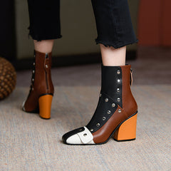 Fiza Studded Ankle Boots