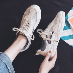 Breathable White Mesh All-Match Canvas Women's Shoes