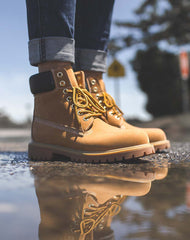 Rhubarb British Style Tooling Leather Unisex Desert Boot