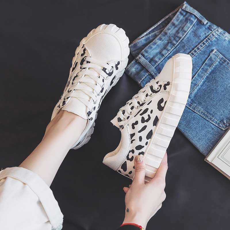 Casual All-Match Breathable Leopard Women's Shoes