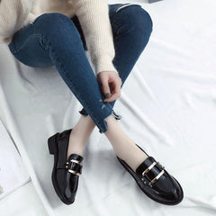 All-Match British Style One-Step Flat Women's Loafer