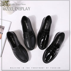 British Style All-Match Leather Formal Women's Loafer