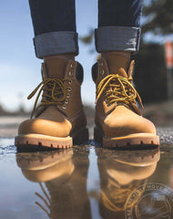 Rhubarb British Style Tooling Leather Unisex Desert Boot