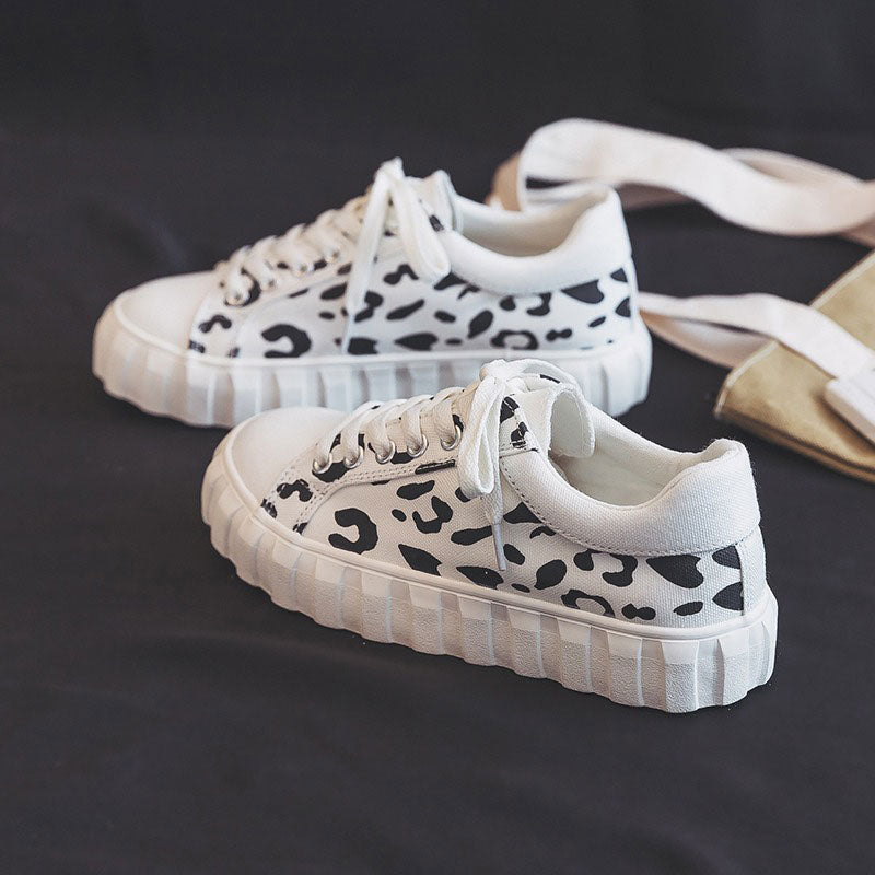 Casual All-Match Breathable Leopard Women's Shoes