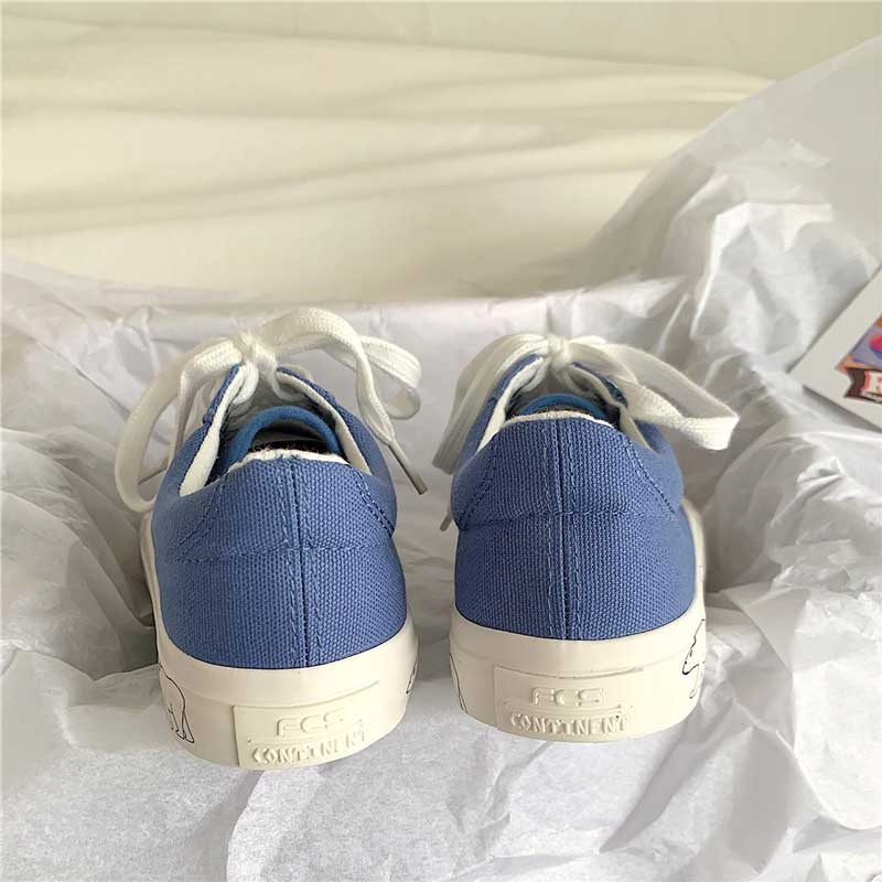 Casual Love Embroidery Graffiti Canvas Women's Shoes