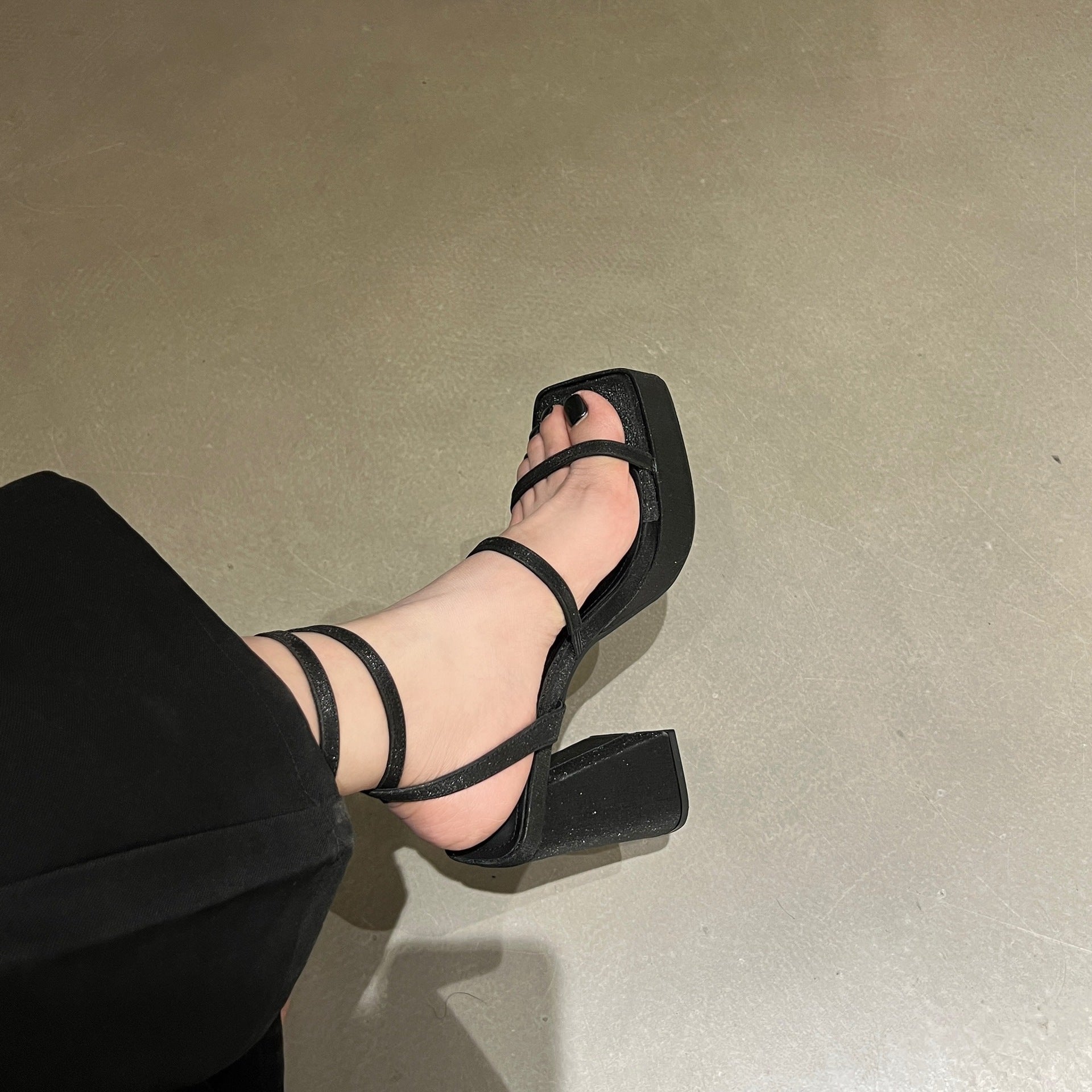 Ankle Strap Heel Sandals