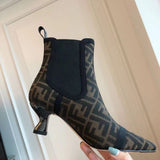 Stiletto Sock Ankle Boots