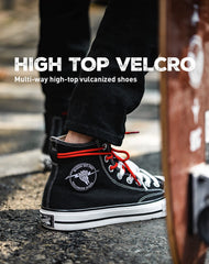 Breathable Casual High-Top All-Match Retro Men's Canvas Shoes