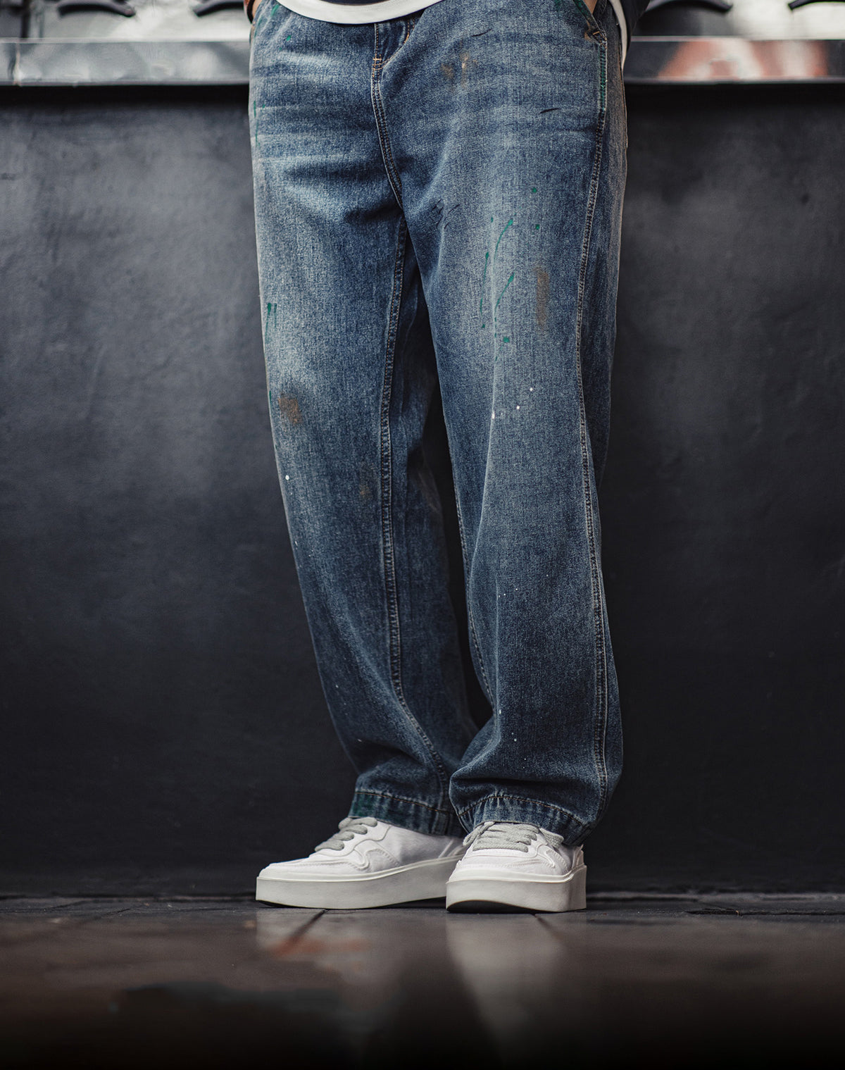 Chaussures décontractées pour hommes en soie respirante et rehaussante de style rétro américain