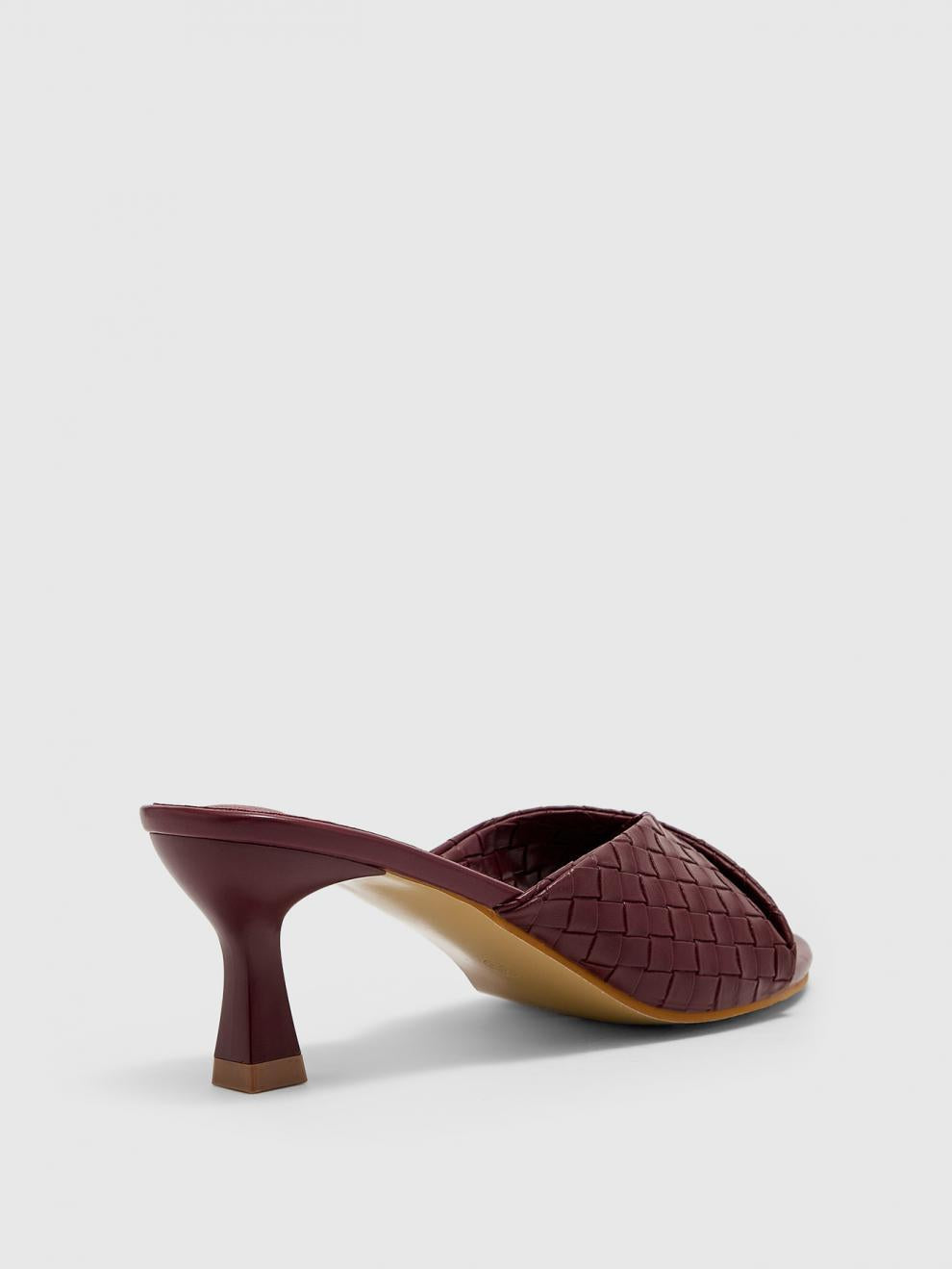 Open-Toe Bow High Heels