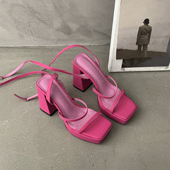 Ankle Strap Heel Sandals