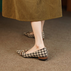 Dora Plaid Ballet Flats