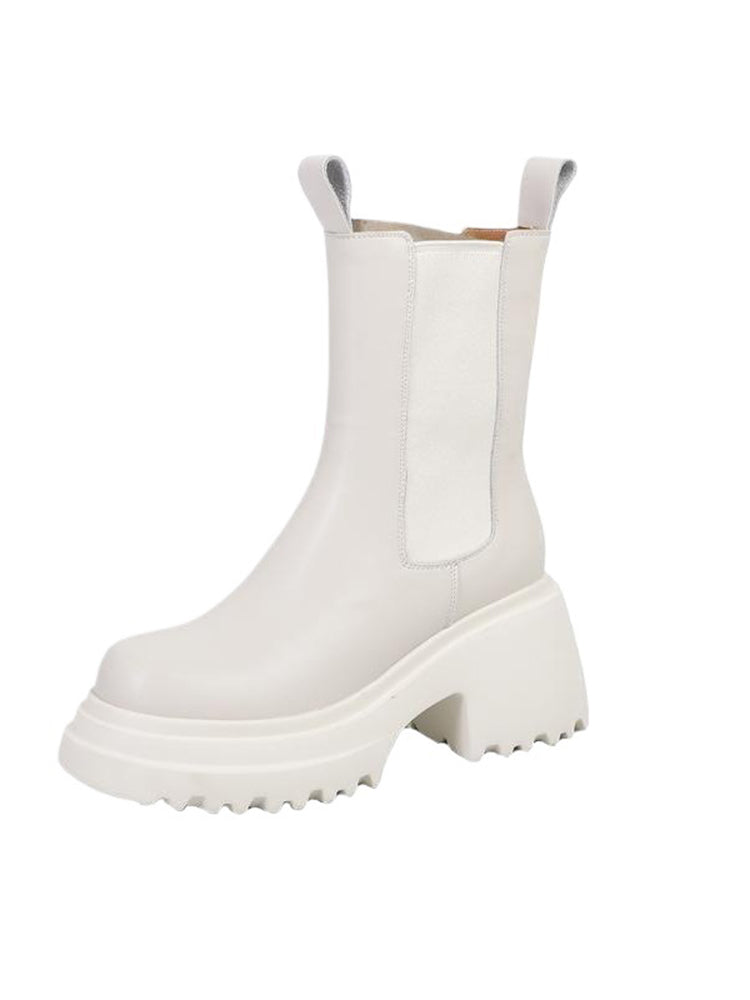 Chunky Heel Ankle Boots