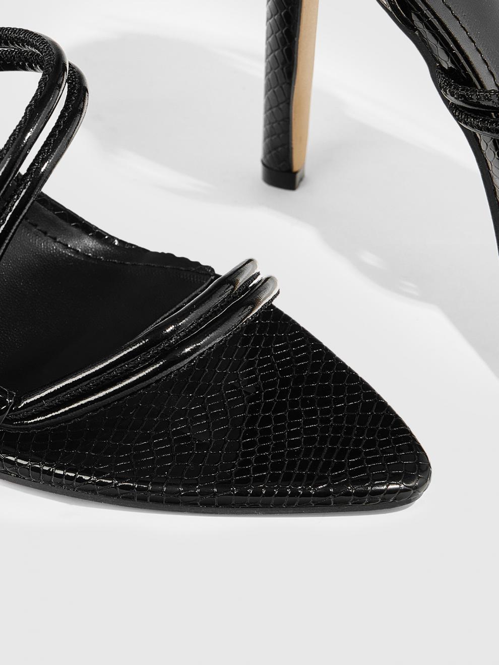 Thin Straps Are Comfortable Stilettos