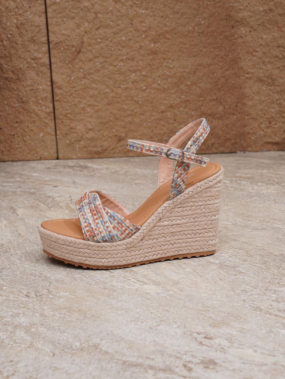 Super High Heel Platform Wedge Sandals