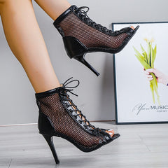 Sleek High-Heeled Sandals