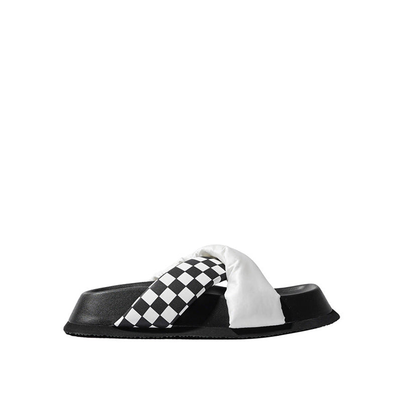 Casual Wear checkerboard sandals